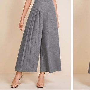 Pleated Wide Leg Pants